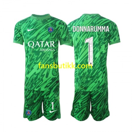 Fotballdrakt Paris Saint-Germain Gianluigi Donnarumma 1 Keeper Barn Bortetrøye 2024-2025 Kortermet